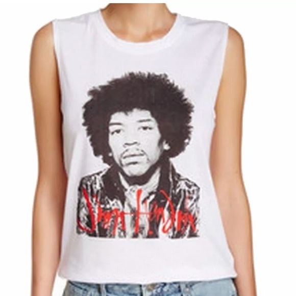 Recycled Karma Tops - Recycled Karma NWT Sleeveless Jimi Hendrix Tee M
